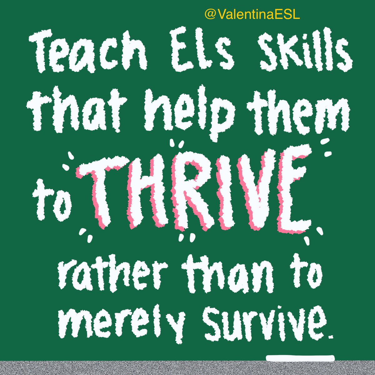 English learners need instruction that is developmentally appropriate. 
Yes, survival skills, colors, letters &amp; numbers are important but we can teach them in context of critical &amp; relevant information. 
#teaching #ESL #ESOL #teachingtips  #teachingideas #teachingkids
