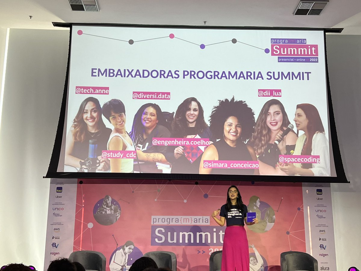 dii_lua's tweet image. MÃE, TÔ NA PROGRAMARIA! ✨
#PrograMariaSummit2022