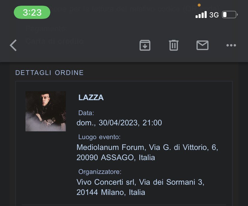 ilvriae's tweet photo. VENDO 2 BIGLIETTI PER LAZZA, DATA DEL 30 APRILE 2023, POSTI VICINI ⬇️⬇️
scrivetemi pure per info https://t.co/X8bAGOHn8u