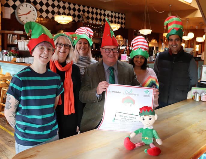 WestBWay's tweet photo. Our #WBWay Christmas Elf Trail, supporting @sewadaynotts local foodbank, launches today at the #WestBridgford Christmas Lights Switch-on 😍 🎅 🎉 Pick up your trail sheet at our stall by the stage, or from local shops - details here: https://t.co/qSTJiC05u5 #WBWayElfTrail2022 https://t.co/r33M0NFSSB