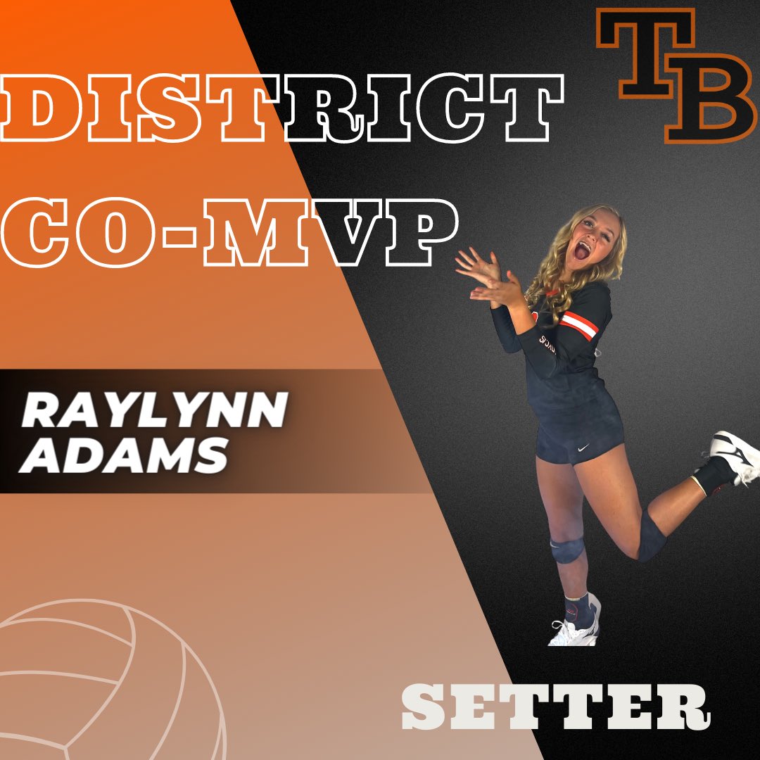 RAYLYNN ADAMS IS OUR DISTRICT CO-MVP!

Congrats!