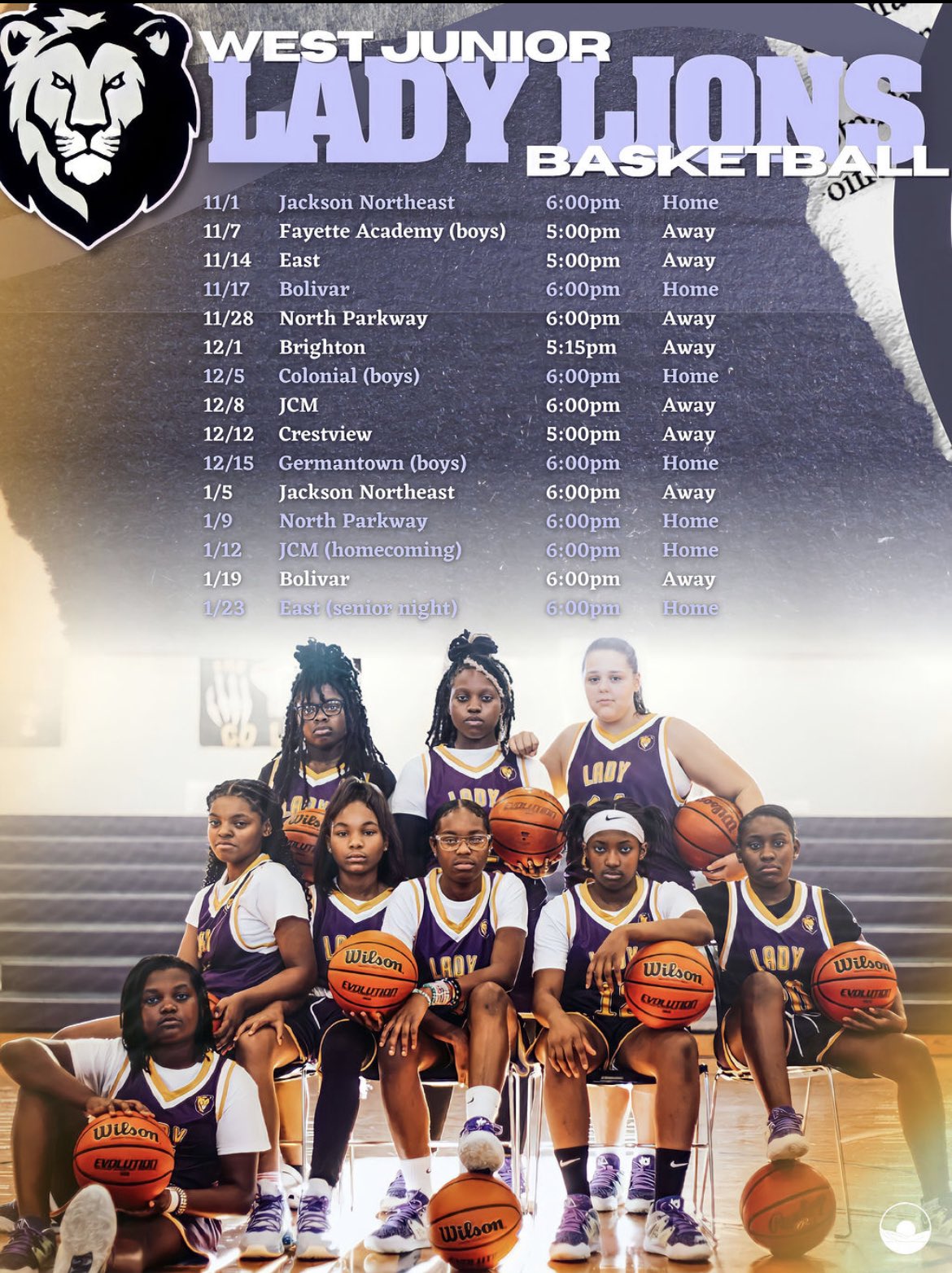 West Junior High School on Twitter "We are so proud of our Lady Lions