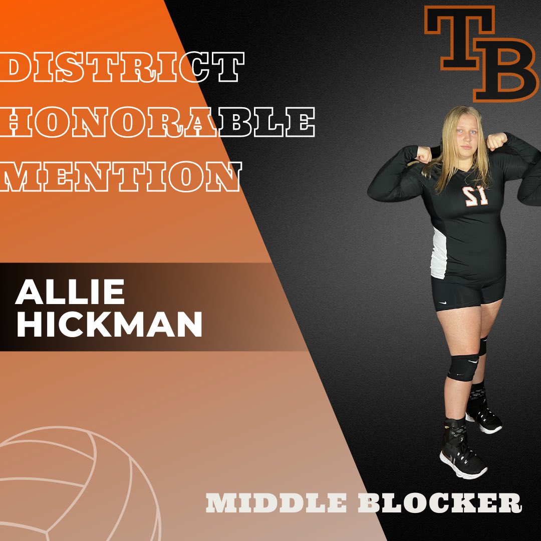 Kailey Vick, Kiki Carter, and Allie Hickman receive district honorable mention!

Congrats!