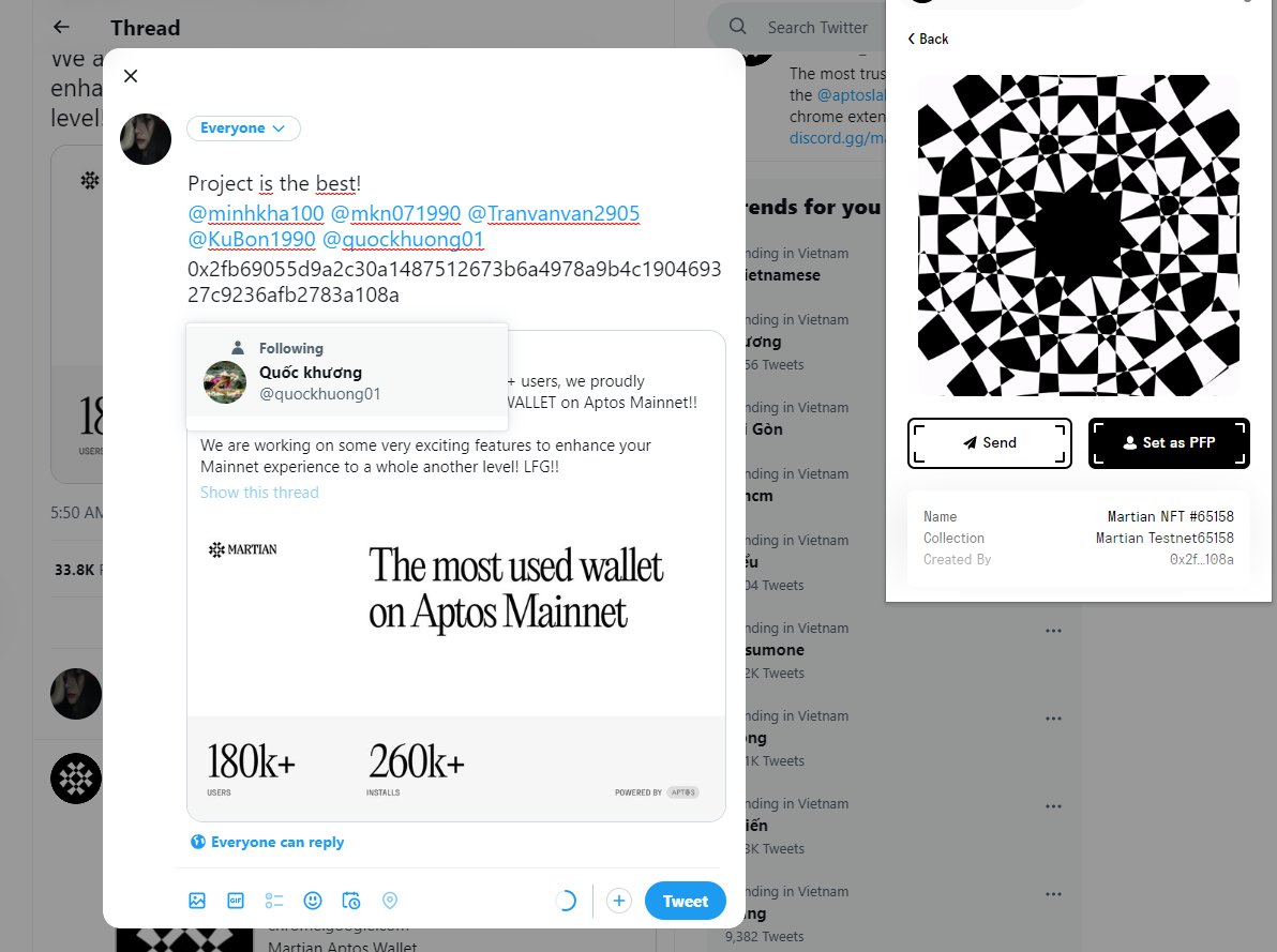 Project is the best! 
<a href="/minhkha100/">Minh Kha Nguyen</a> <a href="/mkn071990/">NMK π²</a> <a href="/Tranvanvan2905/">Tran Van Van ❤️ Memecoin</a> <a href="/KuBon1990/">Ku Bon</a> <a href="/quockhuong01/">Quốc khương</a>
0x2fb69055d9a2c30a1487512673b6a4978a9b4c190469327c9236afb2783a108a
