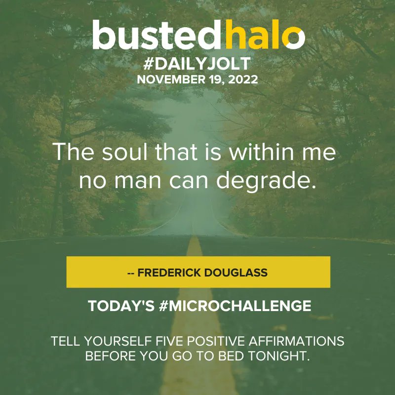 Today's #DailyJolt comes from #FrederickDouglass.