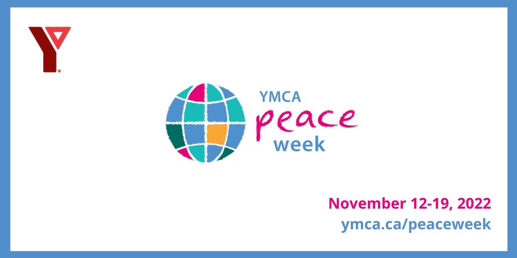 YMCA_Canada's tweet photo. Thank you for celebrating #YMCAPeaceWeek with us! At our YMCA, we are committed to highlighting the connections between ending racism & other forms of oppression by engaging in conversations. We hope you also continue to be inspired to #actforpeace & to “End Racism. Build Peace”. https://t.co/PFxRZMaFe1
