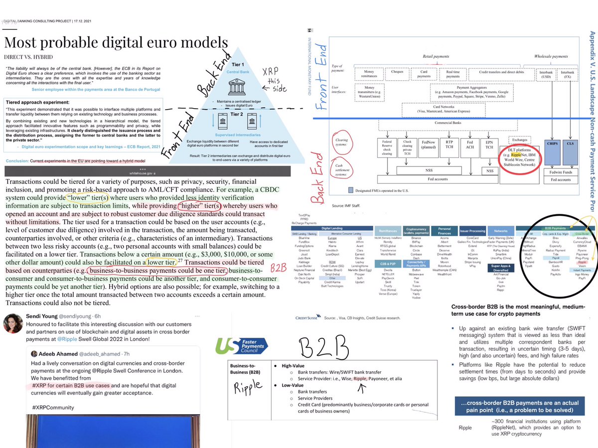 Nate855's tweet image. B2B use case.
Not widely acceptable.
XRP is not for general purpose.
Back End solution.
Universal w-cbdc (m-cbdc)