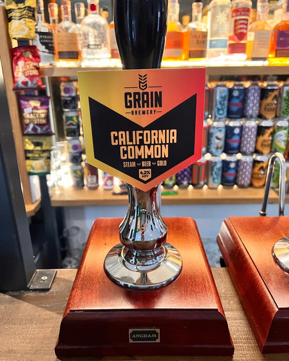 themagnetpub's tweet photo. Saturday beers at The Magnet 🧲🍺

@grainbrewery 
• California Common (4.2)

@xtbrew 
• Rockhopper (4.6%)

#magnetcolchester
#grainbrewery 
#xtbrewery https://t.co/KqDl5yK8Xl