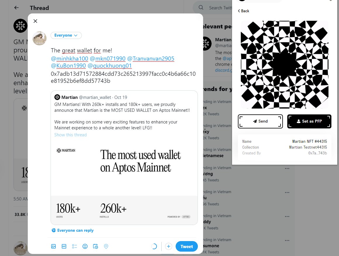 The great wallet for me! 
<a href="/minhkha100/">Minh Kha Nguyen</a> <a href="/mkn071990/">NMK</a> <a href="/Tranvanvan2905/">Tran Van Van ❤️ Memecoin</a> <a href="/KuBon1990/">Ku Bon</a> <a href="/quockhuong01/">Quốc khương</a>
0x7adb13d71572884cdd73c265213997facc0c4b6a66c10e81952b6ef8dd57743b