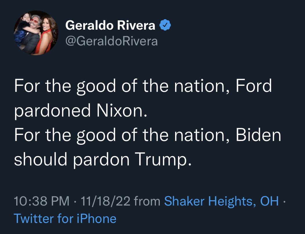 joncoopertweets's tweet image. Um… hard pass, Geraldo.