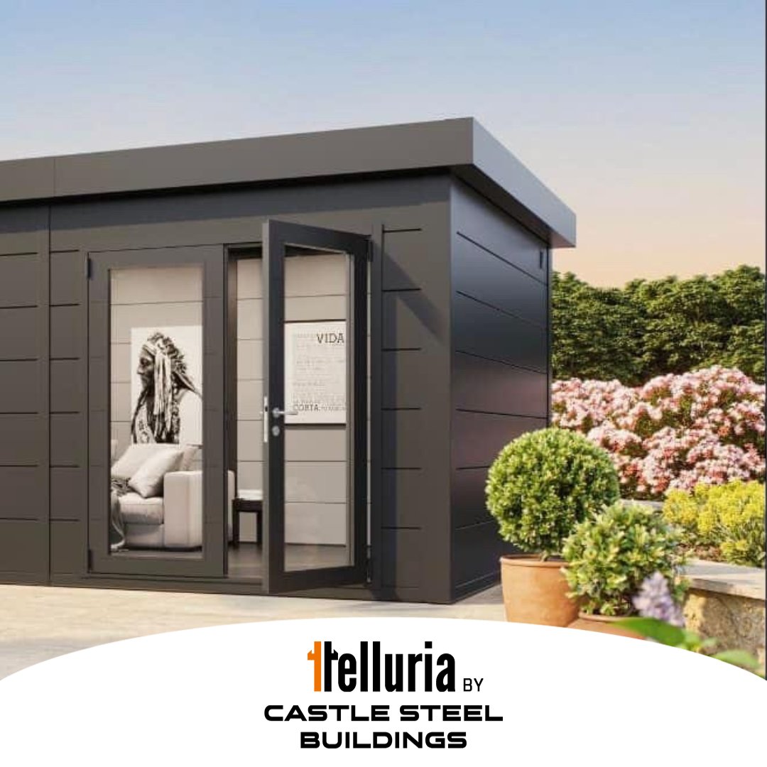 csbuildings's tweet photo. Modern Aesthetics ✨
Telluria offers a range of finish options for a contemporary, functional look and feel that dovetails effortlessly with most building styles and settings.
#outdoorbuilding #homeoffice #landscaping #interiordesign #gardenroomsuk #storage #telluria https://t.co/XbRHjPU0rr