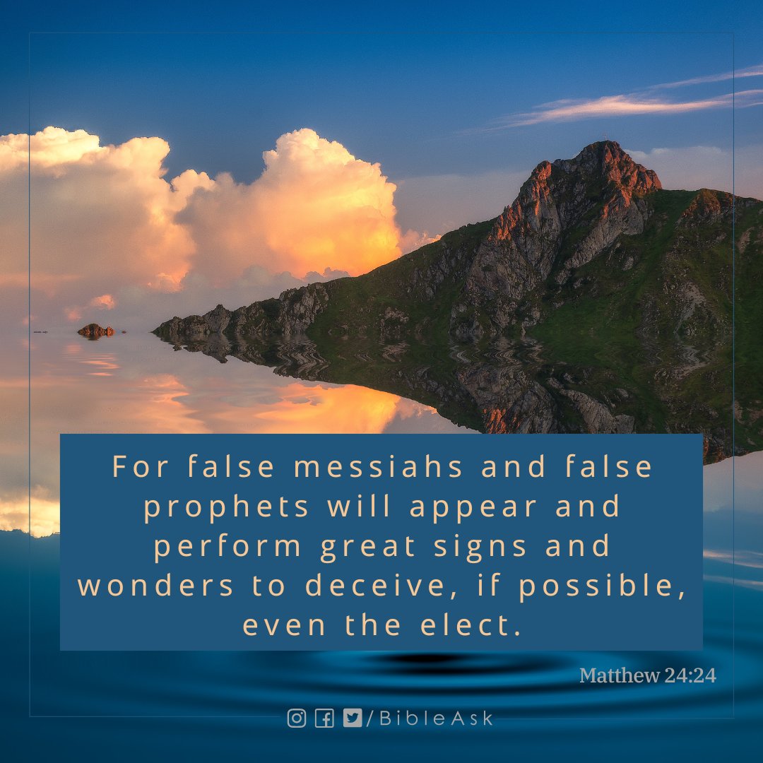 BibleAsk's tweet photo. Let us thoroughly know God's Word so that we are not deceived!  #verseoftheday⠀⠀
.⠀⠀
.⠀⠀
.⠀⠀
.⠀⠀
_________________________________⠀⠀
#dailybibleverse #bibleverse #bible #bibleask #falseprophets #falsemessiahs #testeveryspirit #identifythem #dailyverse #dailybible https://t.co/TrdH0GmB10