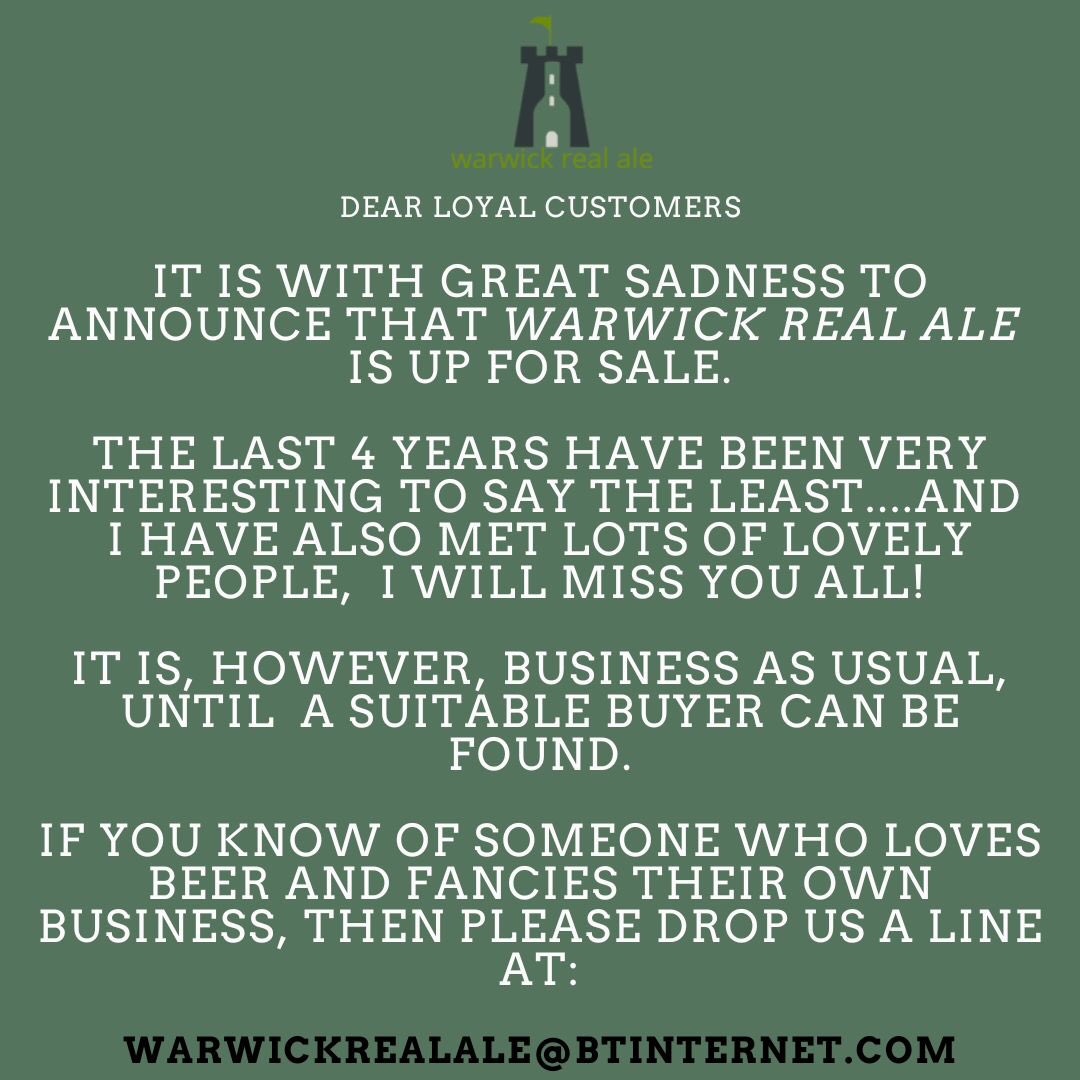 Warwick Real Ale (@warwick_realale) on Twitter photo 