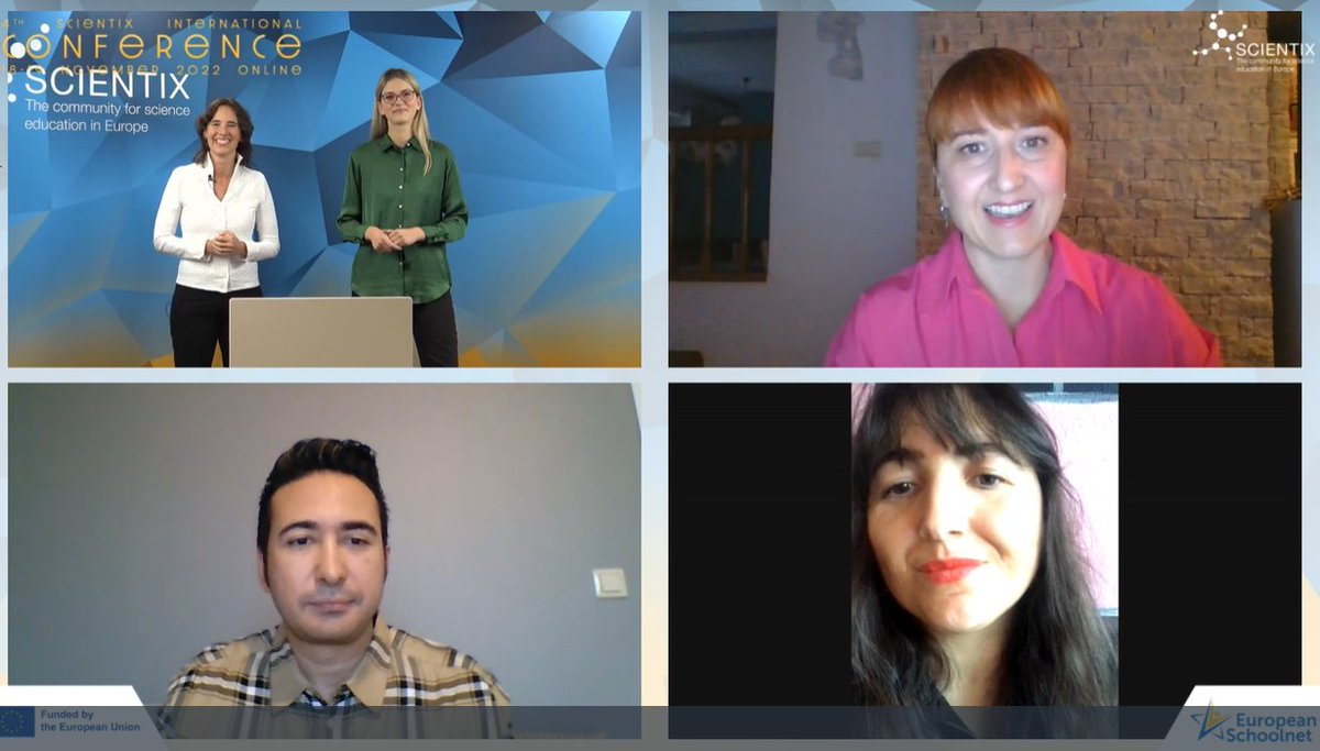 The most supportive scientix ambassadors. 
Day 2 of the 4th  #ScientixConf 
Congrate dear colleague <a href="/AnitaSimac74/">Anita Šimac</a> 🔝👏.