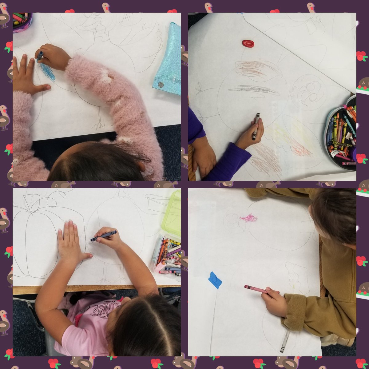 Sandy Neilsen (@sandyneilsen) on Twitter photo Thankful for my co-teacher for being an amazing artist!  She created Thanksgiving drawings for our students.  Thanks Miss Irvin! We β€ You!  <a href="/KirkElementary/">Kirk Elementary</a> #KirkRoar #KirkPreK #KirkCan Thankful for my co-teacher for being an amazing artist!  She created Thanksgiving drawings for our students.  Thanks Miss Irvin! We β€ You!  <a href="/KirkElementary/">Kirk Elementary</a> #KirkRoar #KirkPreK #KirkCan