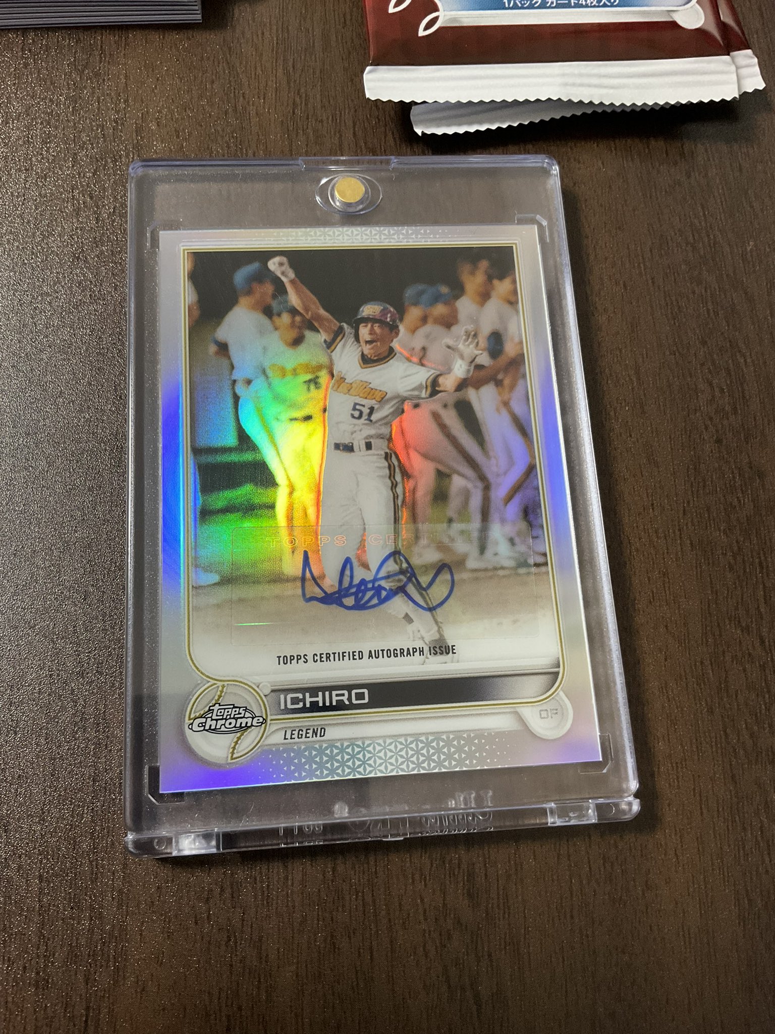 TOPPS NPB Chrome イチロー 直筆サインカード BBM epoch