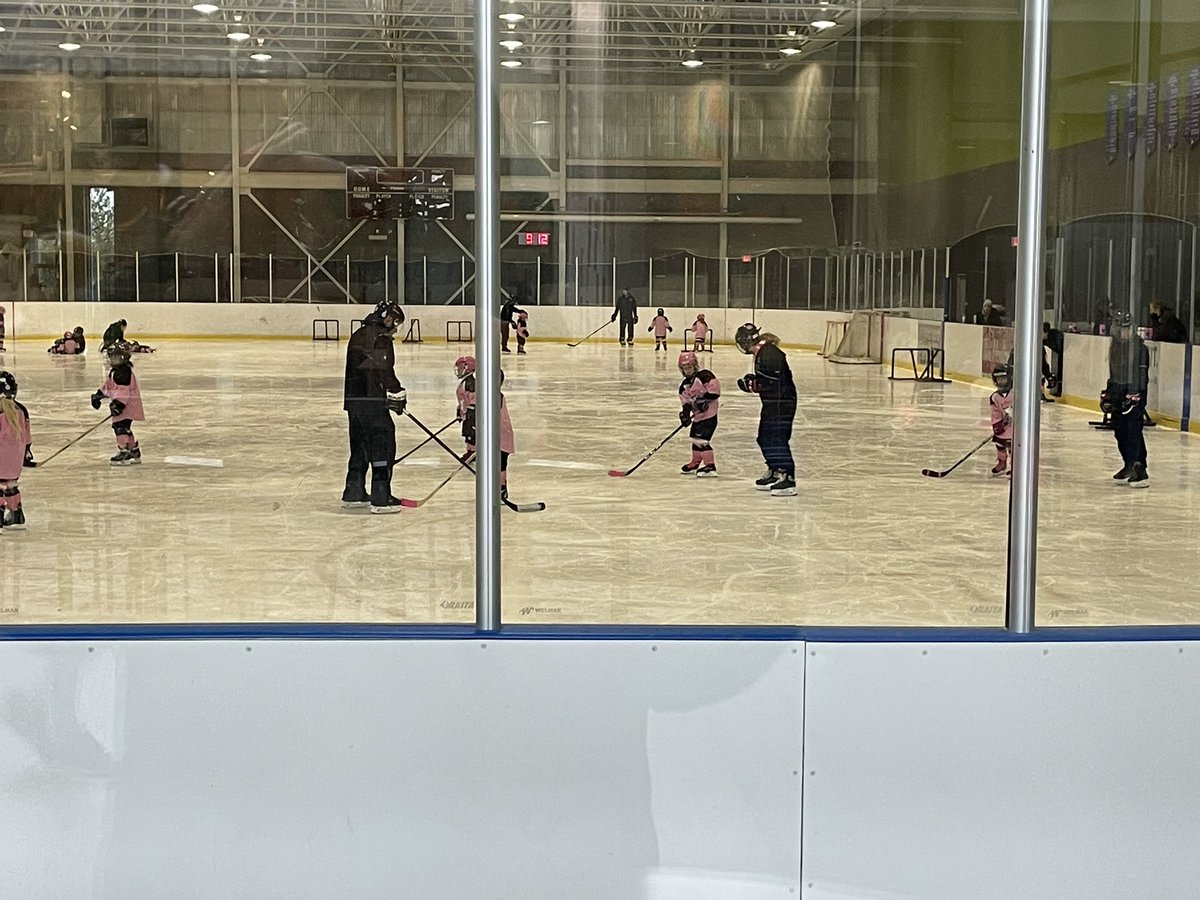 I love skills learned via sports like giving back to others and community! Our daughter giving back to little ice kittens. #brantfordicecats