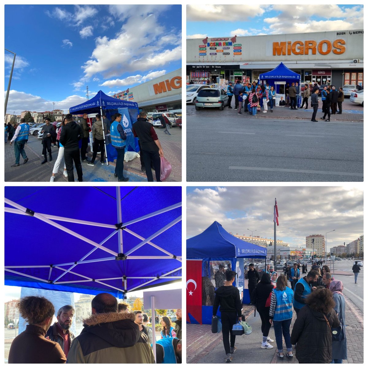 #Konya ilçe teşkilatı olarak stant çalışması kapsamında broşür ve yeni üye  kayıtlarımızı yaptık. Konya halkına Genel Başkanımız <a href="/alibabacan/">Ali Babacan</a> 'ın selamını iletip, Deva Partisini anlattık. 🌱 

#sendedevalıol 
#hemendemokrasi
#bizkazanacağız