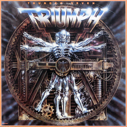 NoClass_Radio's tweet photo. 19 de noviembre de 1984. Se publica en Reino Unido el álbum "Thunder Seven". Es el sexto de estudio de la banda canadiense Triumph. #Triumph #ThunderSeven https://t.co/tn6I3t7DUs