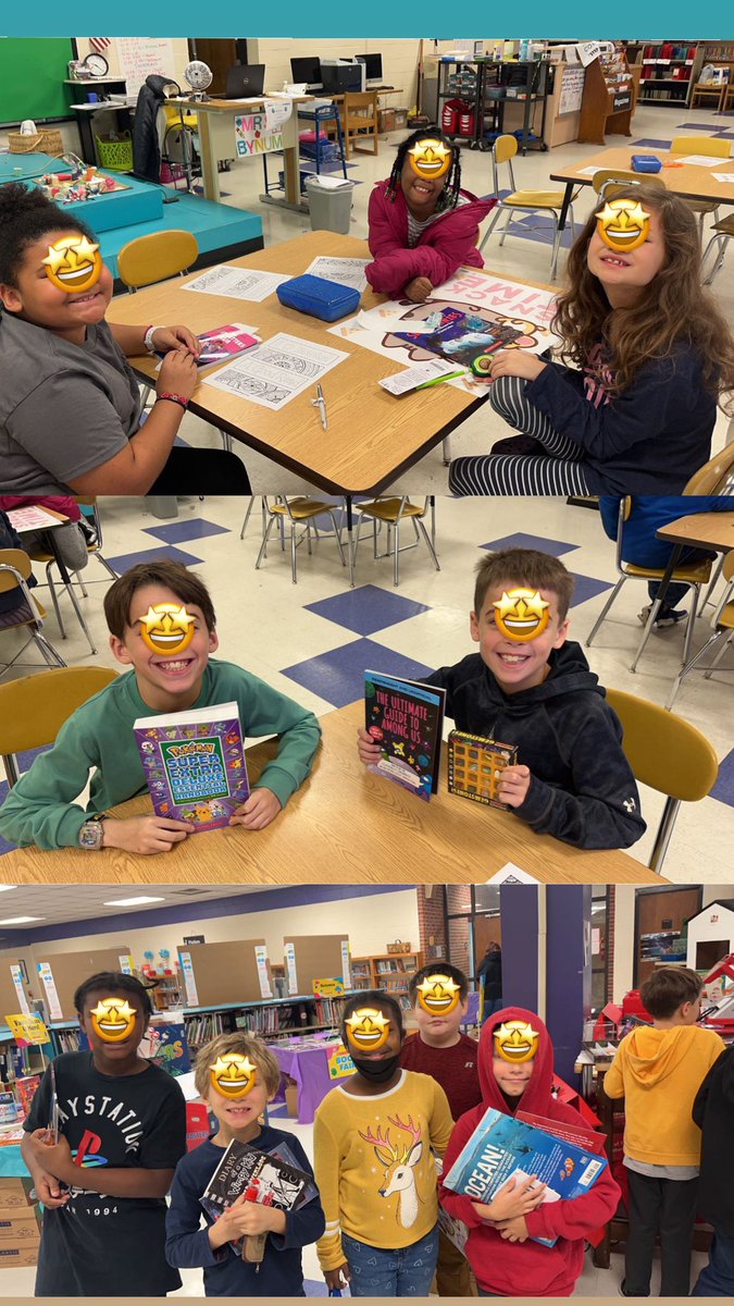 KarlaV1721's tweet photo. Book Fair week. It’s really important to motivate the students to read. They love reading in Spanish and English. 🥳🥰#proudteacher #thirdgrade #spanishimmersion @ParticipateLrng https://t.co/yHcicZpAvA