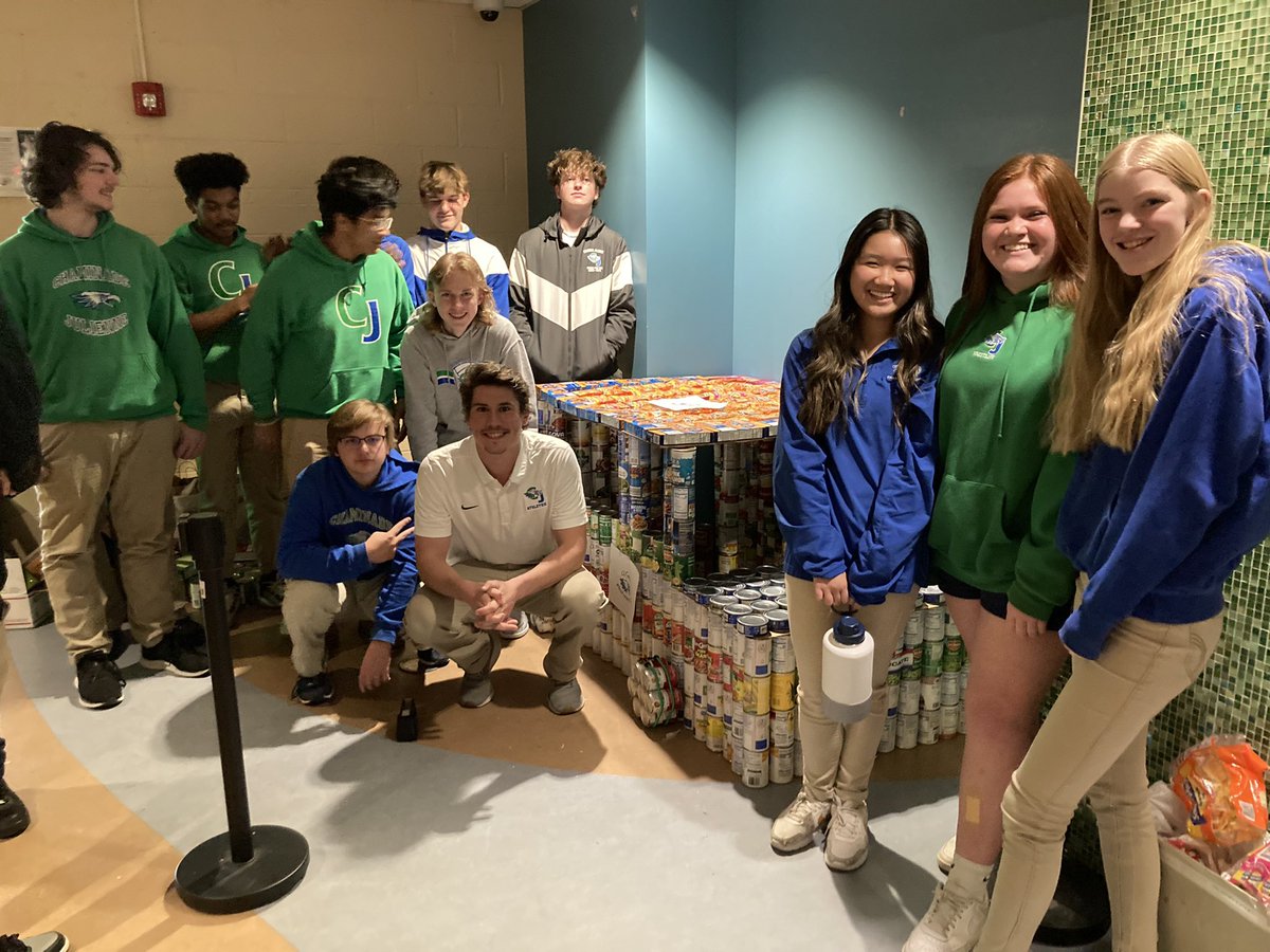 Engineers help solve global challenges like hunger, and creatively use a variety of building materials like canned food!  <a href="/PLTWorg/">Project Lead The Way</a> Civil Engineering &amp; Architecture students built a Coffee Food Truck to #BePresentCJ <a href="/Canstruction/">Canstruction Global Headquarters</a> @AIADayton <a href="/CJSTEMMCenter/">CJ STEMM</a> <a href="/cjeagles/">Chaminade Julienne Catholic High School</a>