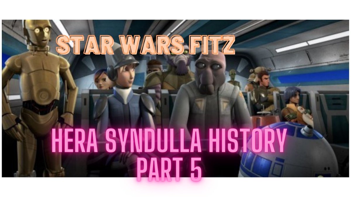 CiaranFitzsimo9's tweet photo. Hera Syndulla History part 5 https://t.co/ScUwnTnBgV via @YouTube
#HeraSyndulla, #StarWars, #Lucasfilm, #KananJarrus, #TheGhost, #EzraBridger, #Spectres, #SabineWren, #GarazebOrrelios, #Chopper, #Lothal, #Kallus, #Garel, #Vizago, #Lasat, #BailOrgana, #TantiveIV, #Luminara, https://t.co/qxg21tqwNr
