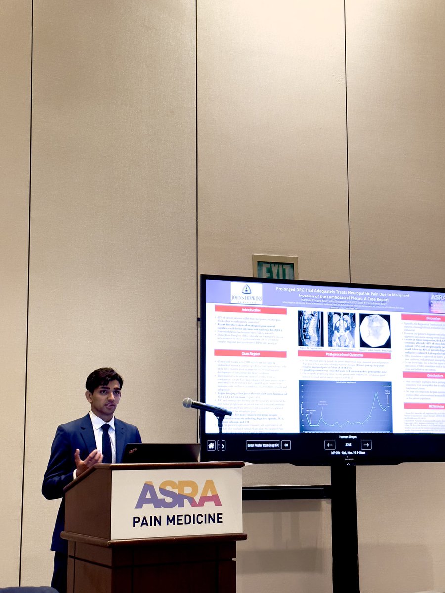 What’s more stimulating than neuromodulation?? Here we have our resident <a href="/drharmanchopra/">Harman Chopra</a>, presenting a novel use of DRG! #ASRAFALL22