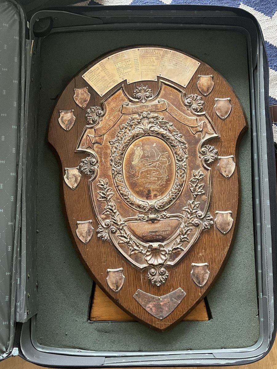 clidive's tweet image. We’ve been looking after the Heinke Award shield for nearly two years given the enforced break from diving we all suffered in 2020. But it’s all packed up and heading back to HQ ready for the latest winners to be announced. Who is it going to be @BSACdivers ?