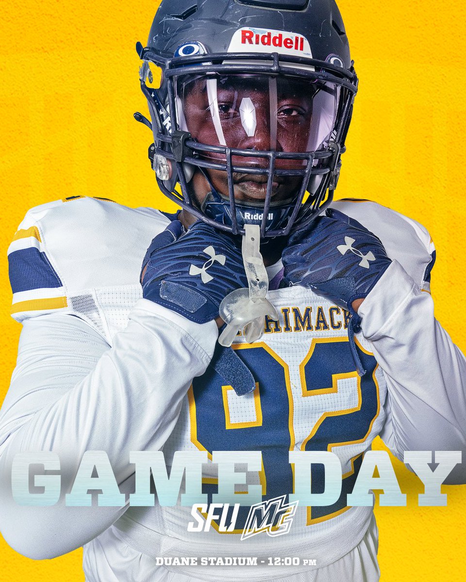 Don't think we need a creative caption for this one... 

NEC Championship game... 12PM kick... Be there... 

📍Duane Stadium
🆚 <a href="/SFUathletics/">Saint Francis Red Flash</a>
🕛 12:00 PM 
📺 es.pn/3hQMm3T (ESPN3)
📊 bit.ly/2PkEh8G

#GoMack // #MackTough