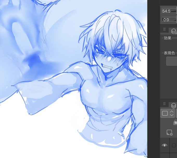 この年齢の顔上手く描けない 