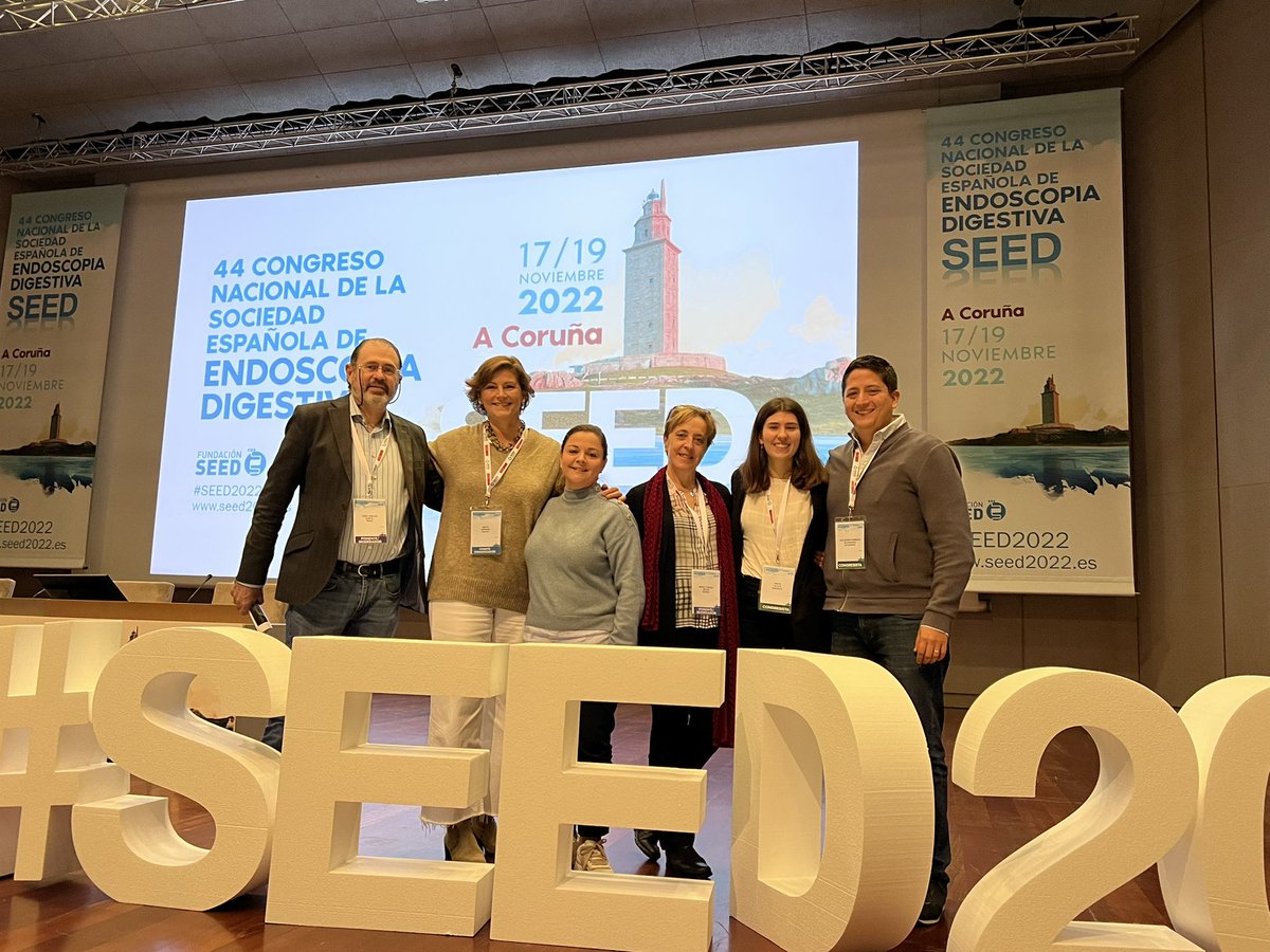 Acabamos el Congreso de la <a href="/SEEDendoscopia/">SEED</a> #SEED2022, en #ACoruna.  Nos volvemos con muchas ideas y una gran participación! ¡¡Enhorabuena para un gran team!! <a href="/ClinicaNavarra/">Clínica Universidad de Navarra</a> (CUN MAD… os habéis escapado antes de tiempo!)