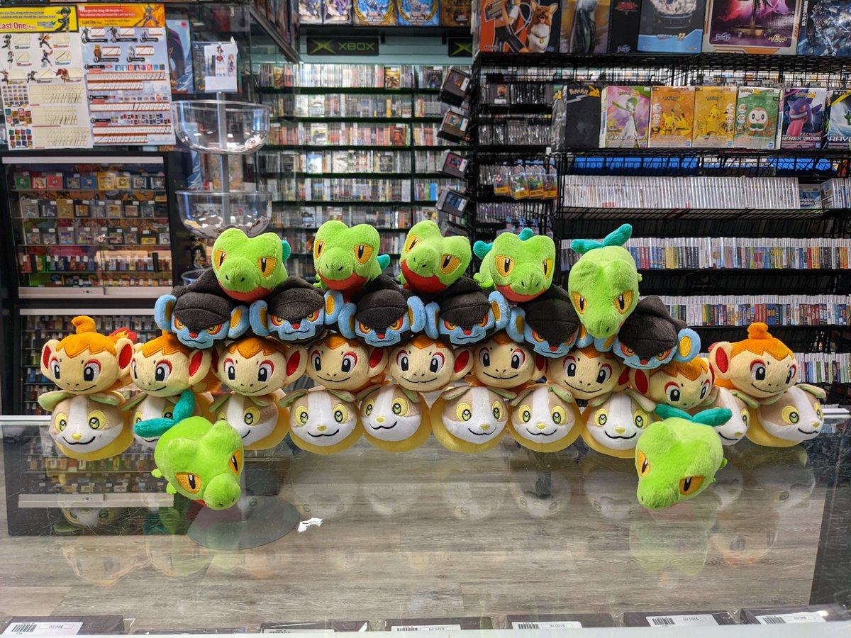 VGTPFlorida's tweet photo. The holidays are coming and this is just a taste of the new plushies coming in the next week 😉

Yamper 🥰

📞 Give us a call:
850-346-8562 

📍 Find us at:
5559 N Davis Hwy
Ste D
Pensacola, FL. 32503

🕜 Hours:
Monday-Thursday: 11am-6pm
Friday-Saturday: 11am-7pm
Sunday: 11am-5pm https://t.co/deMtKVv7lT