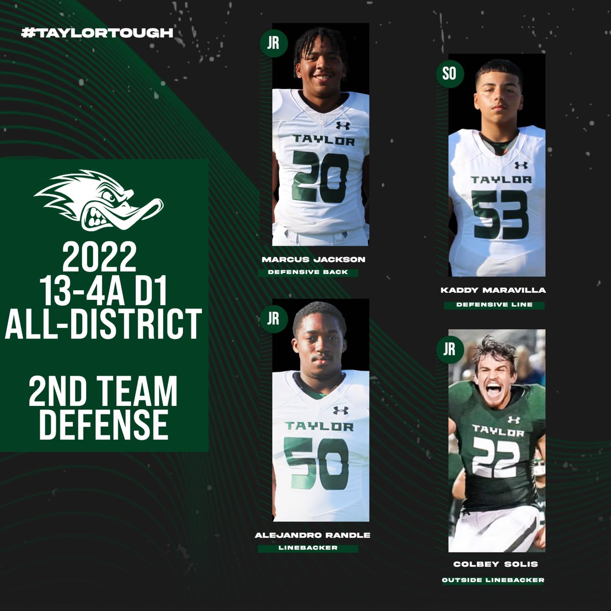 Taylor Duck Football tweet media