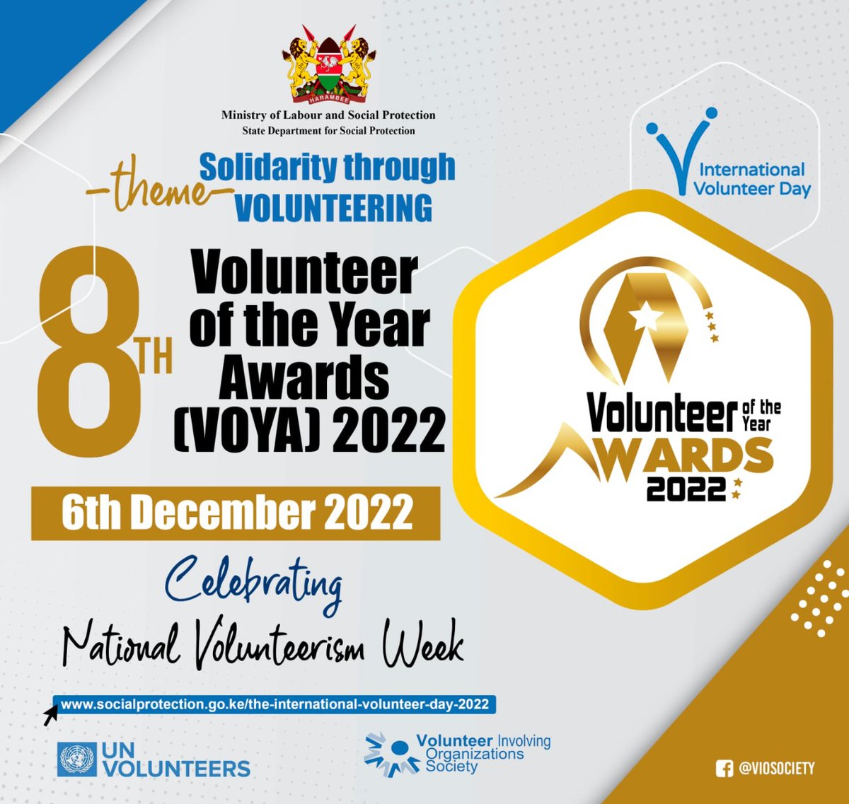 m_odede's tweet photo. 8th edition of the annual Volunteer of the year (VOYA) AWARDS Kenya 2022
For more details you can visit our site through:
https://t.co/EFktStNGcd
and the nomination form can be accessed here (only fillable after login into a gmail account)
https://t.co/HMh6YaOedi https://t.co/DiapGPI810