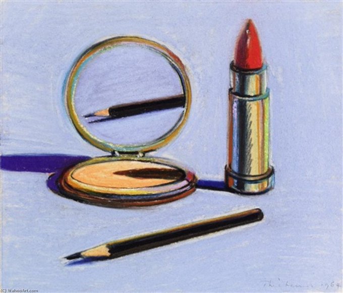 Eyebrow Pencil Artist: Wayne Thiebaud Style: Pop Art 