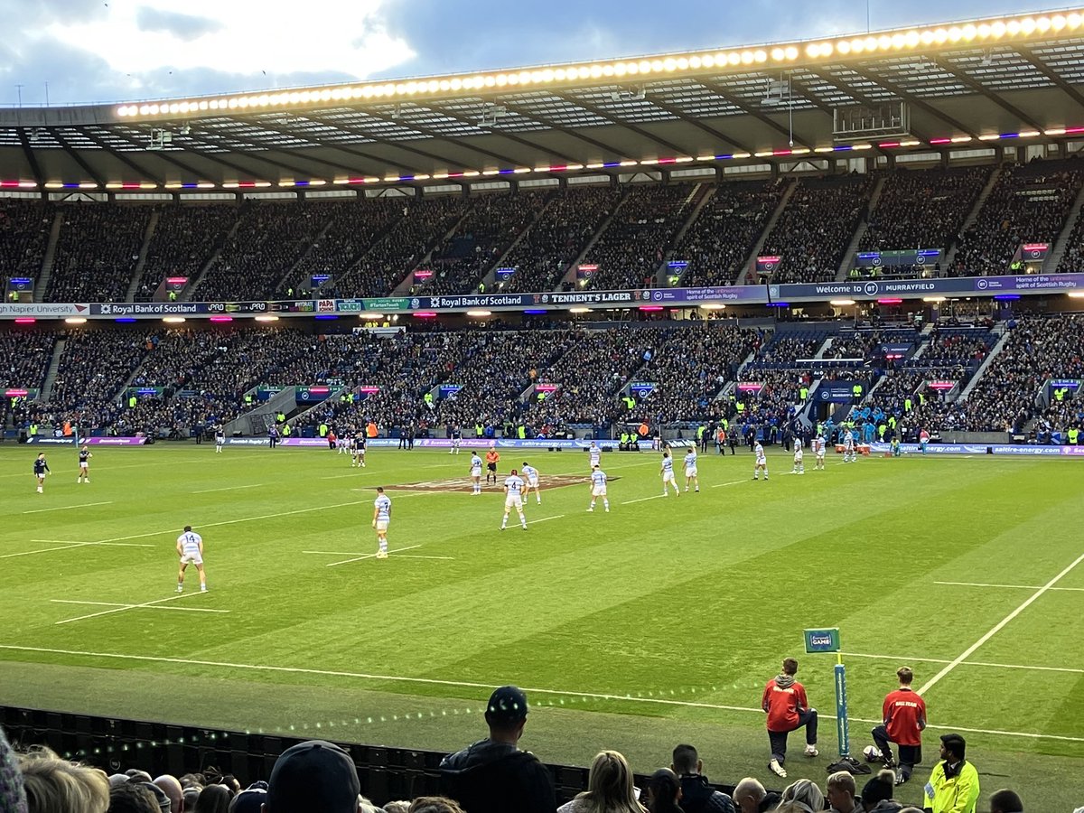 Great day out with my better half at Scotland v  Argentina and a win into the bargain