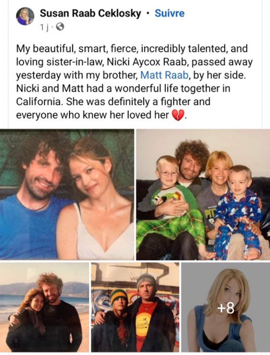 The beautiful and talented Nicki Aycox has passed away. We will miss her greatly and we send our love to her family.