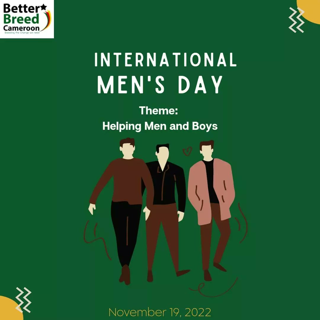 BetterBreedCMR's tweet photo. A key to achieving gender inequalities for a better Cameroon is addressing harmful socialization such as that which encourages toxic masculinity
In it's place we want to breed positive masculinity, we spoke to some men for International Men's Day 2022...
#betterbreed https://t.co/tazxnymhtI