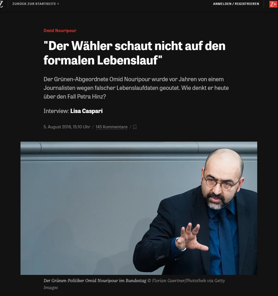 Kurkatzi on Twitter: "@BILD Omid Nouripour Lebenslauf falsch. https://t