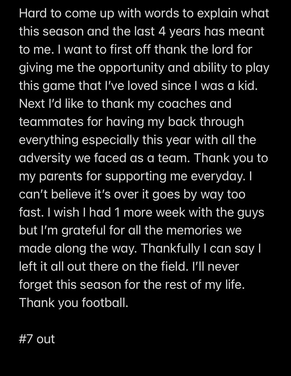Next chapter… #7out <a href="/CoachJRayburn/">Jeff Rayburn</a> <a href="/Brett_Gilchrist/">Brett Gilchrist</a> <a href="/CoachHoneyBear1/">CoachHoneyBear🍯🐻</a> <a href="/KyleMossakowski/">CoachMoss</a> <a href="/LSHS_FBRecruits/">Lone Star HS Football Recruiting</a>