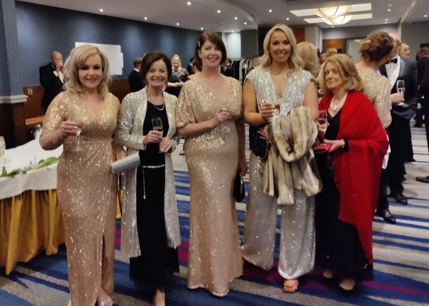 HouseRothe's tweet image. Our #Rothehouse ladies looking fabulous at the @KilkennyChamber  awards.