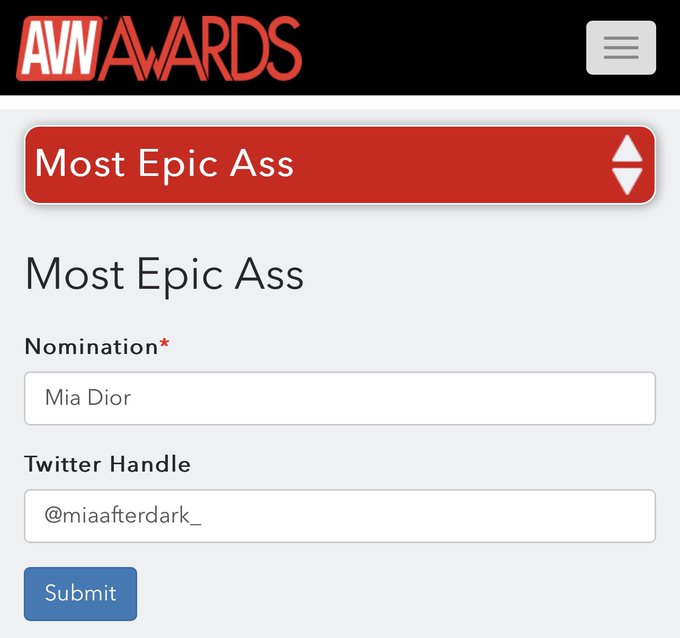 Nominate me for Most Epic Ass 🥰💕  https://t.co/nzVhLAQ3mP https://t.co/puxGE4sRai<a href="/tag/mvsales"class="tags"><span>#mvsales</span></a>