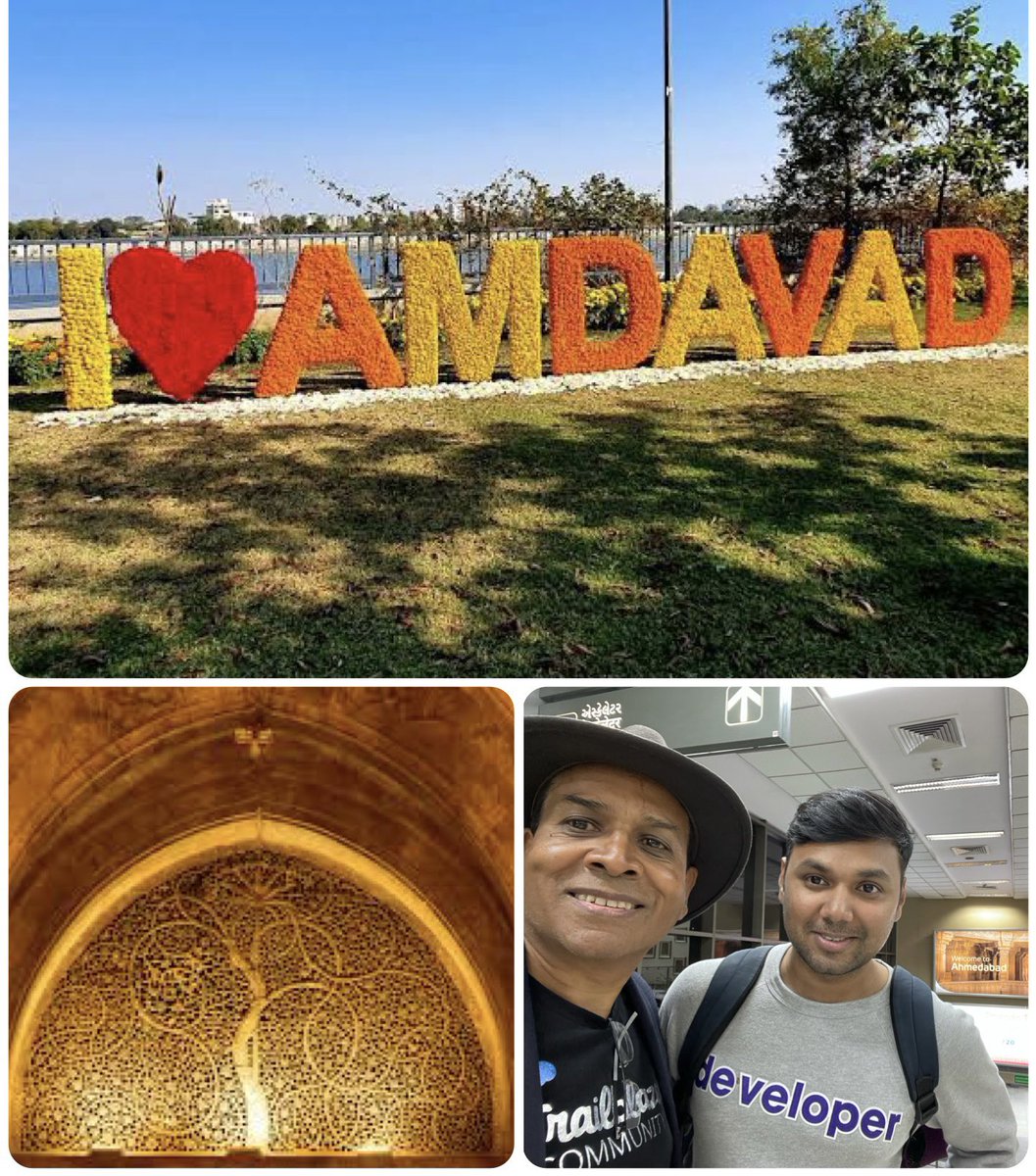 <a href="/SfdcKiran/">Naga Kiran Manyala</a> and I are excited to be in Gujarat for the 🔥#IndiaMeetathon22🔥 in Ahmedabad and meet with all the Trailblazer Community leaders and members! ❤️🙏🏾🤠