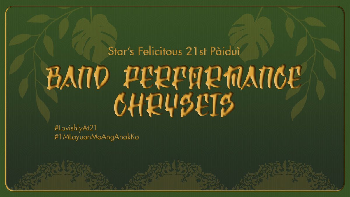Star’s Felicitous 21st Paìduì tweet media
