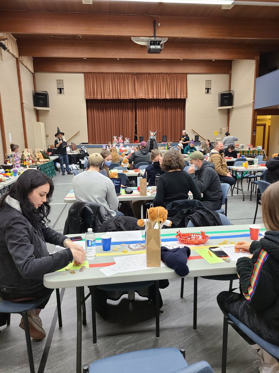 We're here at the Hogwarts Quarter Auction to support the North End Harvest Market. The community here is beautiful and we are loving being a part of this day. #GuelphNeighbourhpodSupportCoalition