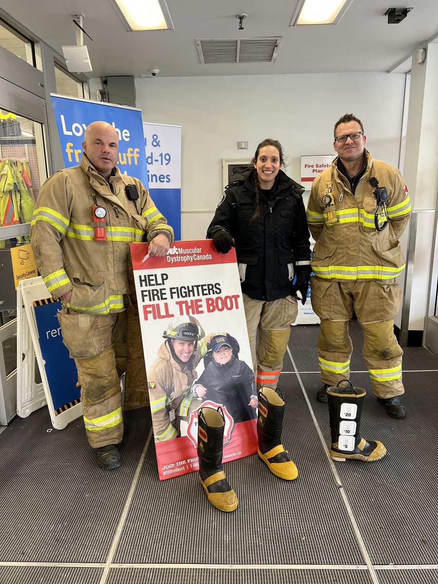 ShannonCByron's tweet image. Say hi to us and help support the MD #BootToll! We are at @nofrillsCA and @Walmart Northland Mall until 4 pm. We have ‘tap’ to donate at Walmart entrance. Thanks for your support! #ldnont @LPFFA @LdnOntFire