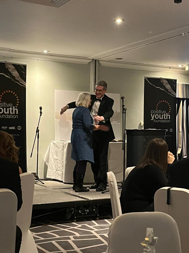 Cllr. Patricia Seaman got awarded for Outstanding Contribution at 2022 Positive Youth Foundation Celebration event last night. Well-deserved award for lifetime of working with young people. Enjoy <a href="/seaman_pat/">Patricia Seaman</a>, it was well overdue!  Great to see Simon Foster presenting this to you!