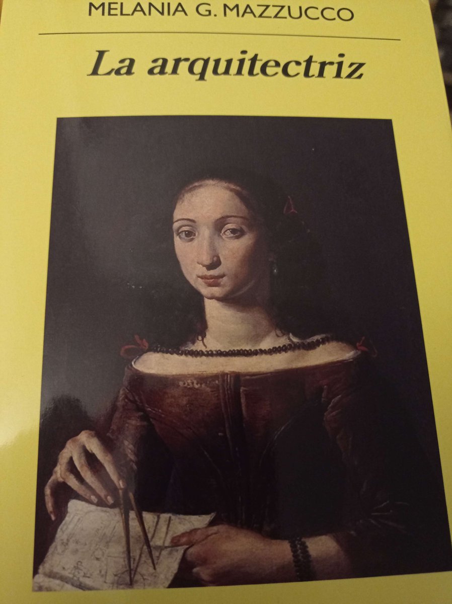 AlegraGarciaGar's tweet image. Estoy leyendo "La arquitectriz" de Melania G. Mazzuco, publicada por @AnagramaEditor.
Narrada en primera persona, la novela recrea la vida de la pintora y arquitecta Plautilla Bricci (1616-1705), que desarrolló su carrera en Roma.