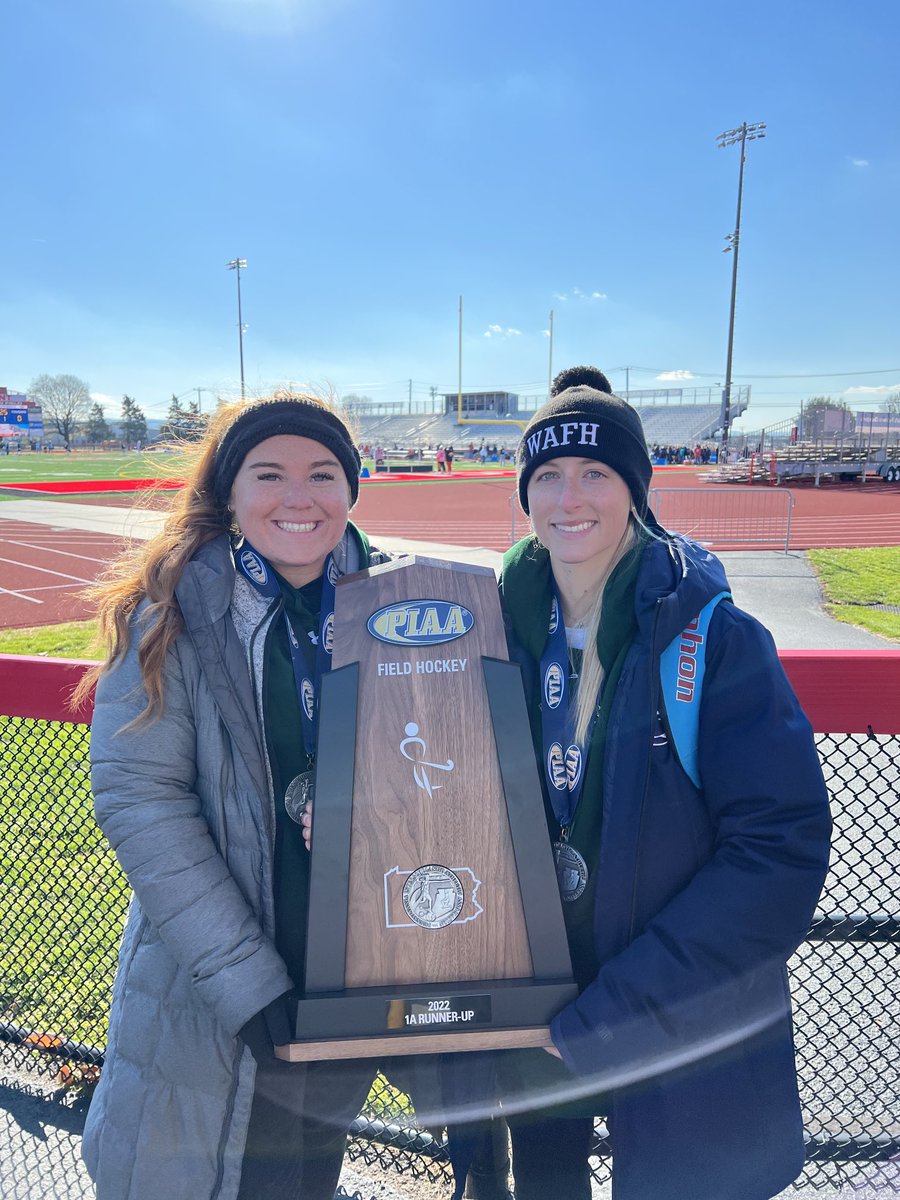 #WyomingAreaFieldHockey
⁦<a href="/WyomingAreaAthl/">Wyoming Area Athletics</a>⁩ ⁦<a href="/BreeBednarski/">Biggs</a>⁩ ⁦<a href="/lexicrossley0/">Lexi</a>⁩ Congrats ladies on bringing home the PIAA State Final runner-up trophy. Way to represent the WVC, Dist 2, and WA. Less than 1% of female athletes will ever play for a state championship
