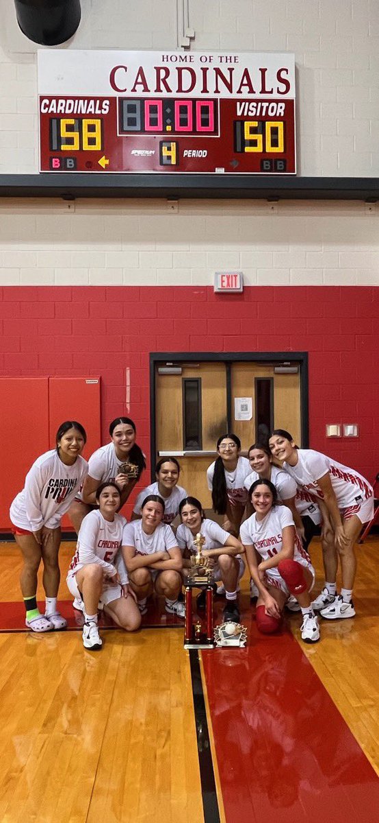 Our Lady Cardinals won first place in the 12th annual Southside ISD tournament! Congratulations ladies!